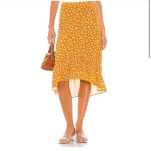 Revolve Privacy Please Carina Floral Midi Skirt Small